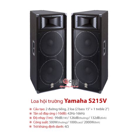 Loa Yamaha S215v Full đôi 4 Tấc Nhập Khẩu Chính Hãng Giá Tốt