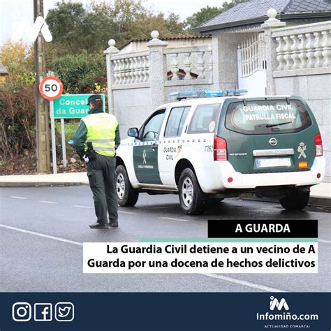 La Guardia Civil Detiene A Un Vecino De A Guarda Por Una Docena De