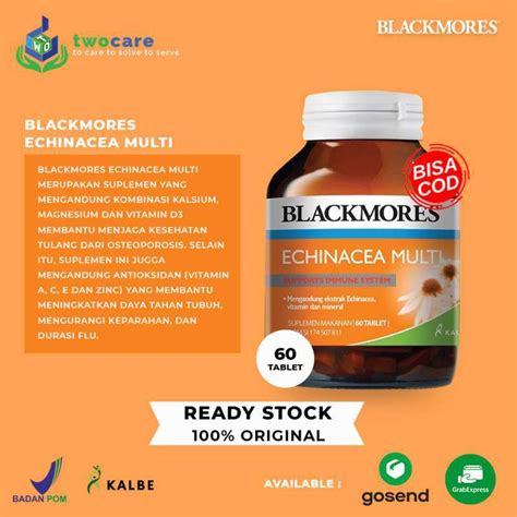 Jual Blackmores Echinacea Multi Bpom Kalbe Tablet Di Seller Hybrid