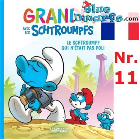 Smurf Comic Book Grandir Avec Les Schtroumpfs Nr 11 Softcover