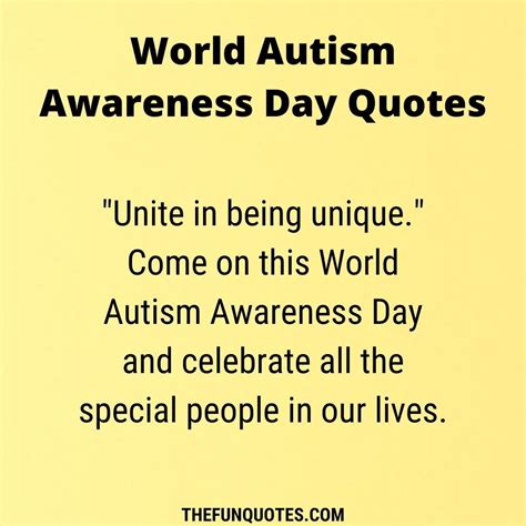 World Autism Awareness Day Quotes 2021 | inspiring quotes | Favourite ...