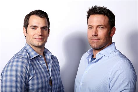 Henry Cavill And Ben Affleck Batman V Superman Photoshoot 2016