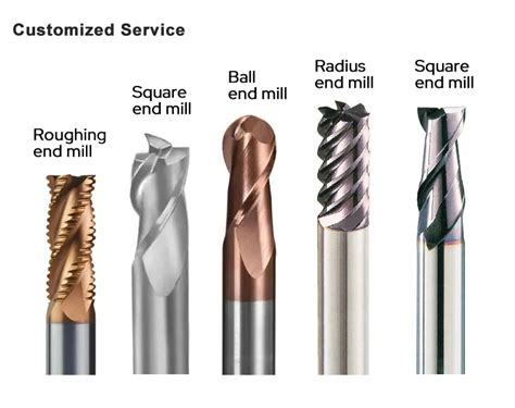 Long Service Life High Precision Milling Cutter Cutting Tools Cnc 4