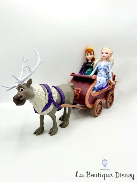 Poup Es Anna Elsa Et Sven Et Son Traineau La Reine Des Neiges Disney