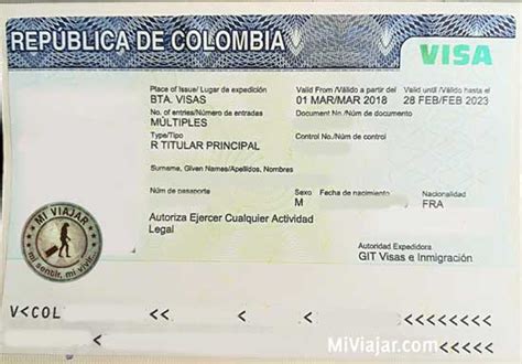 Visa De Residente En Colombia Por Matrimonio Mi Viajar