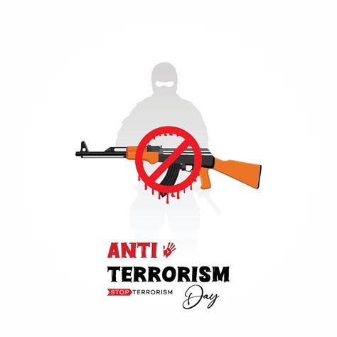 Anti Terrorism Day Poster Background Post And Card 21 May World