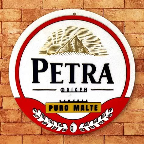 Placas Cerveja Petra Logo D Decorativa Mdf Alto Relevo P Venda Em