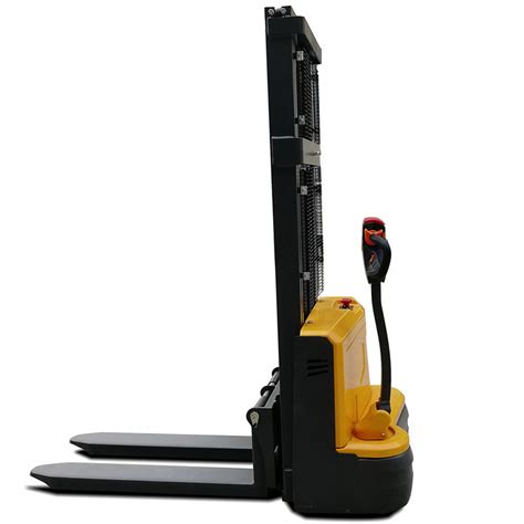 CE 680mm Fork PU Wheel Pedestrian Electric Pallet Stacker