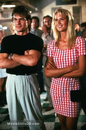 Road House Publicity Still Of Patrick Swayze And Kelly Lynch