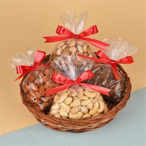 Same Day Diwali Gift Delivery In Bangalore Dry Fruit Basket Nut Gift