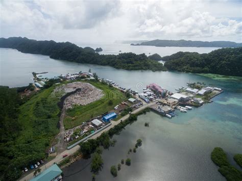 Koror Palau December 03 2016 Koror Town In Palau Island Editorial