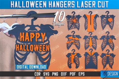 Halloween Hangers Laser Cut Bundle CNC Graphic By Flydesignsvg