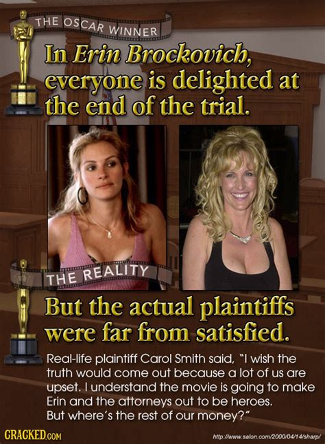 24 'True Story' Oscar Movies That Ignored The Truth | Cracked.com