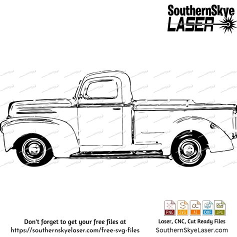 1945 Ford Truck Svg Png Cut File Etsy