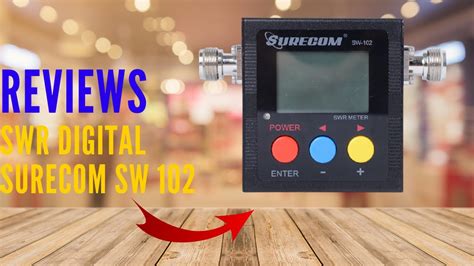 Review SWR Digital Surecom SW 102 Digital VHF UHF Power SWR Meter