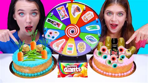 Asmr Cake Decorating Challenge Eating Sounds Lilibu Youtube