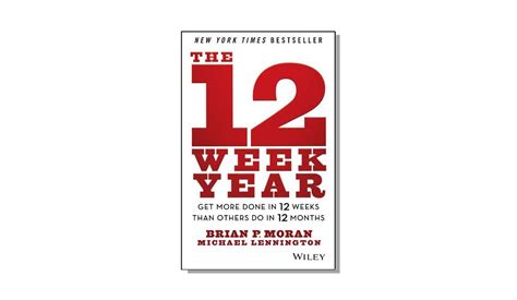 The 12 Week Year Brian P Moran And Michael Lennington Book Review