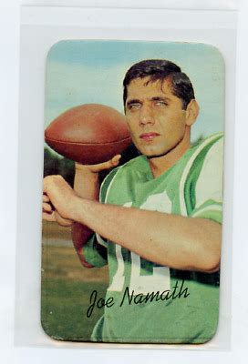 Topps Super Joe Namath New York Jets Ebay