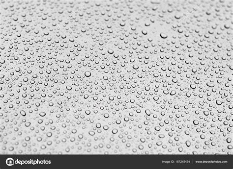 Texture Of Water Drops On Grey Metal Background Small Various Drops