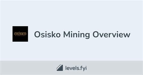 osisko mining careers levelsfyi