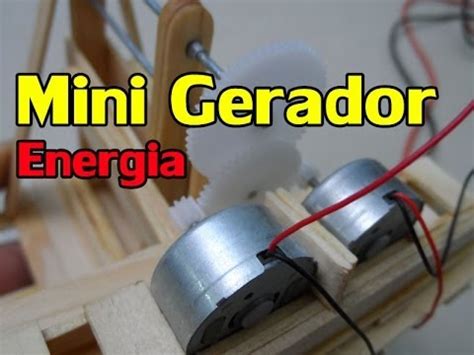 Mini Gerador De Energia Manual Movido A Manivela YouTube