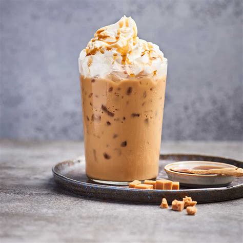 Iced Caramel Latte Recipe Mocktail Net