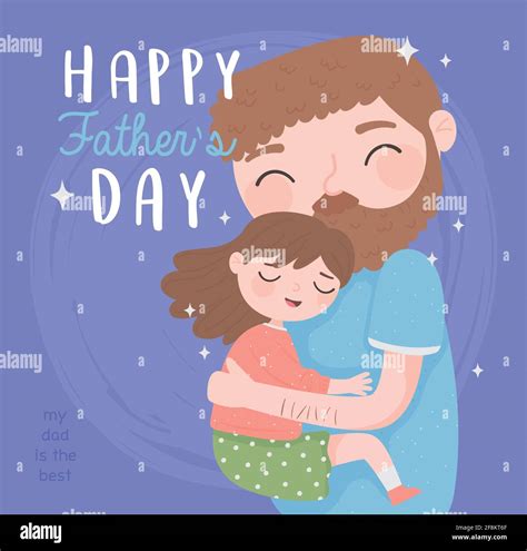 Happy Fathers Day Greeting Card Stock Vector Image And Art Alamy