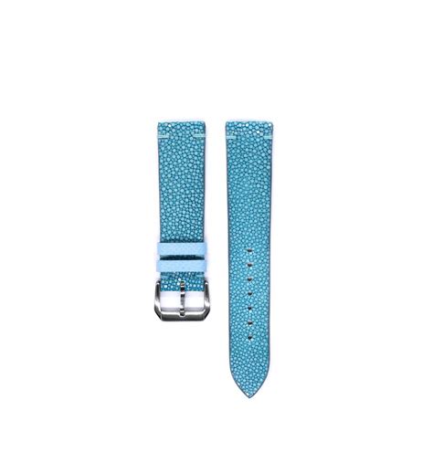 Blue Stingray Watch Strap Luxor Handmade Leathers