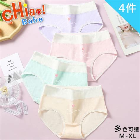 chiao Babe 俏寶貝 件組 日系少女可愛印花純棉內褲 PChome h購物
