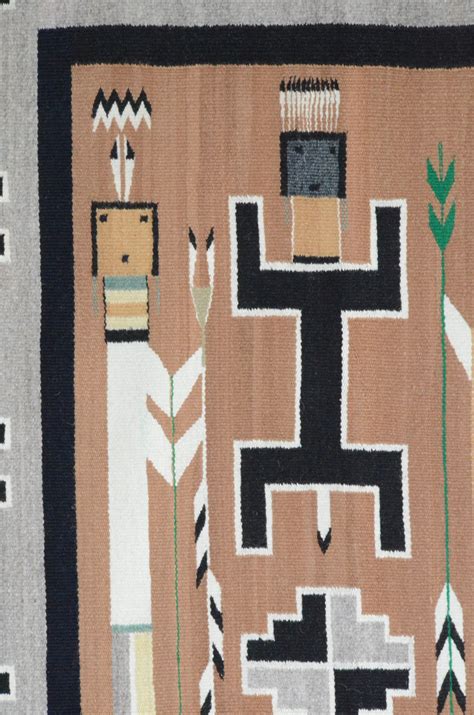 Yei Navajo Weaving Marie Shirley Pc 272 Nizhoni Ranch Gallery