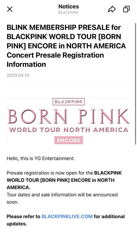 Blackpink Brasil On Twitter Aviso Postado No Weverse Sobre O