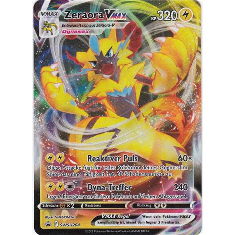 Swsh Zeraora Vmax Promokarte