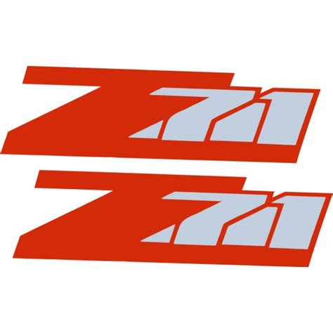 2x Z71 Style 2 Stickers Decals Decalshouse
