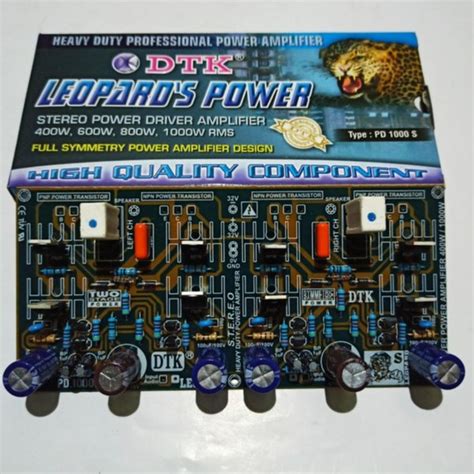 Jual DTK Leopard Stereo Power Driver Amplifier PD 1000 S Di Lapak