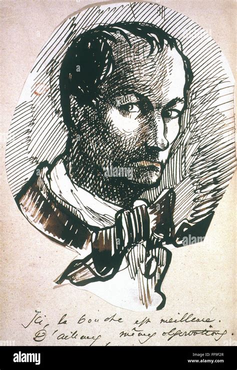 Charles Baudelaire N El Poeta Franc S Auto Retrato Tinta