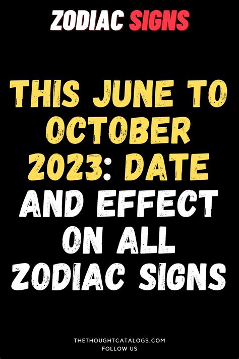 This June To October 2023 Date And Effect On All Zodiac Signs October Horoscope Today