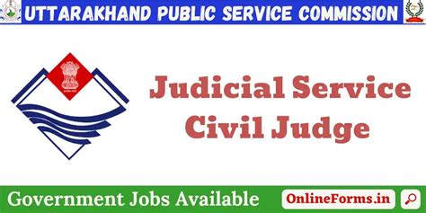 Uttarakhand Civil Judge Recruitment 2023 Apply Online