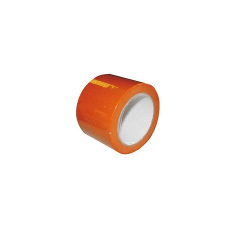 Adhésif PVC orange Spécial bâtiment 75 mm x 33 m Leroy Merlin