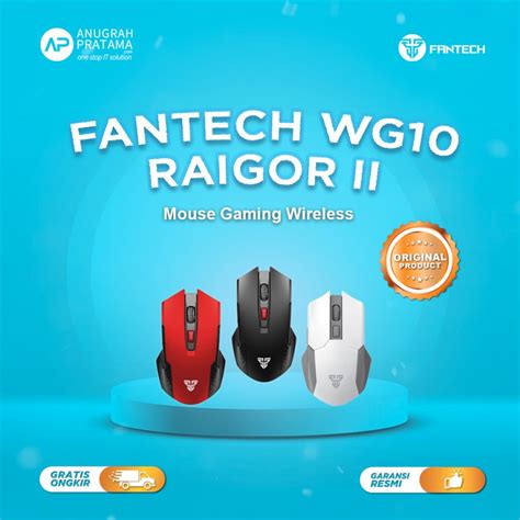 Jual Fantech WG10 RAIGOR II Mouse Wireless Gaming Shopee Indonesia