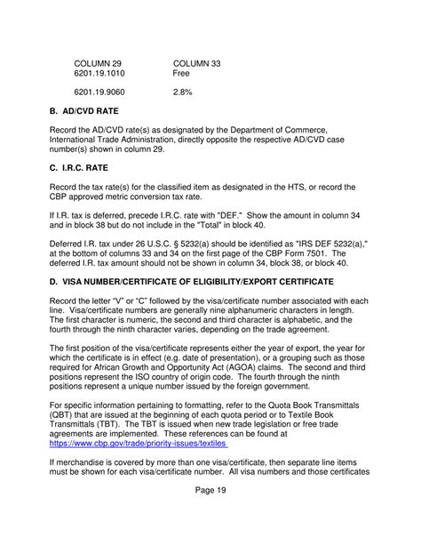 Download Instructions For Cbp Form 7501 Entry Summary Pdf Templateroller