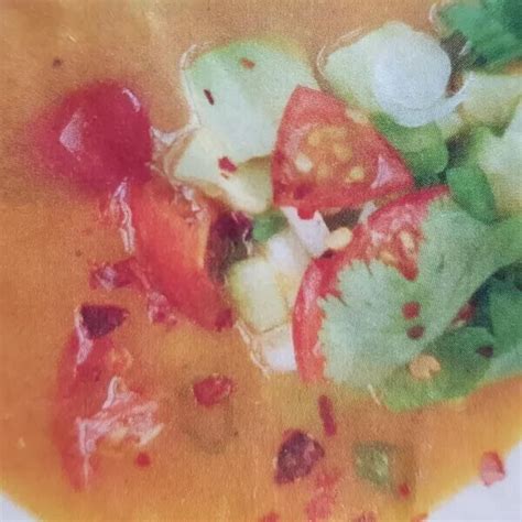 Gaspacho De Patates Douces Et Ses Garnitures Recette I Cook In Guy