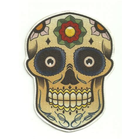 Parche Textil Calavera Mexicana Cm X Cm