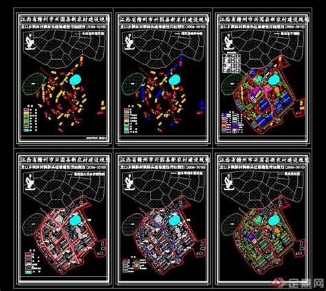 某新农村建设规划设计cad方案图 原创