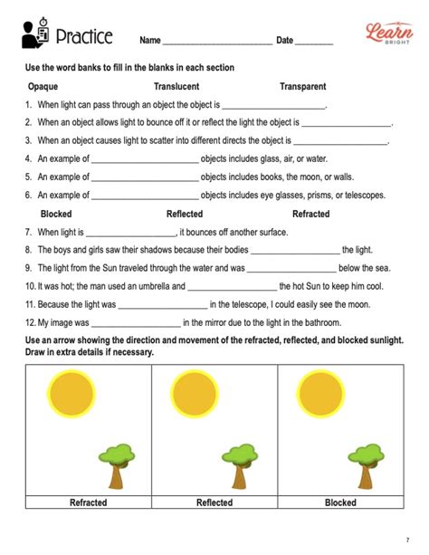 Light Grade 7 Pdf