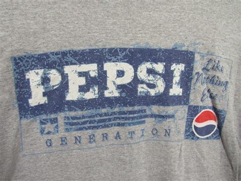 Vintage Pepsi Generation Single Stitch T Shirt Large Gem