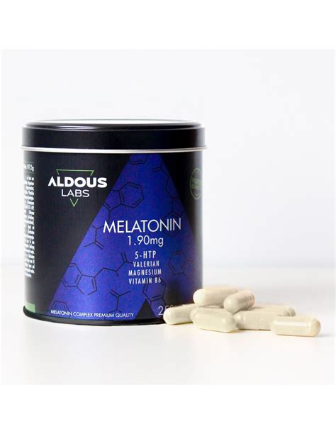 Aldous Melatonina Mg Con Magnesio Valeriana Y Vitamina B