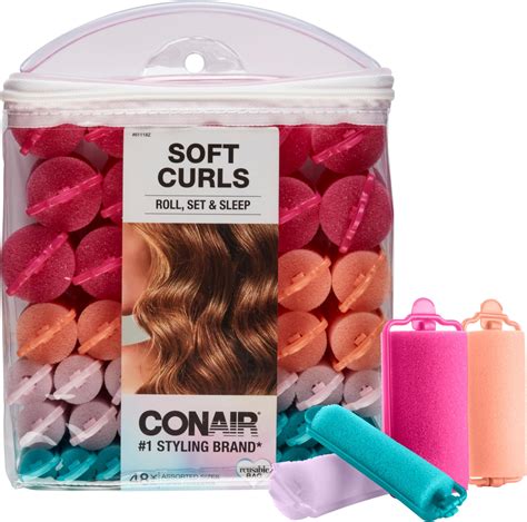 Amazon Conair Hot Rollers Hair Curlers For Long Medium And All Hair Heated Rollers With
