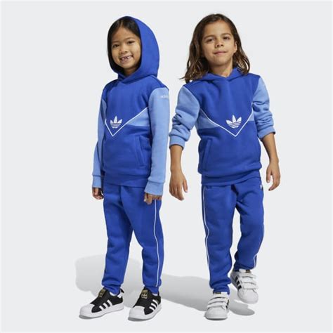 adidas Adicolor Hoodie Set - Blue | Kids' Lifestyle | adidas US