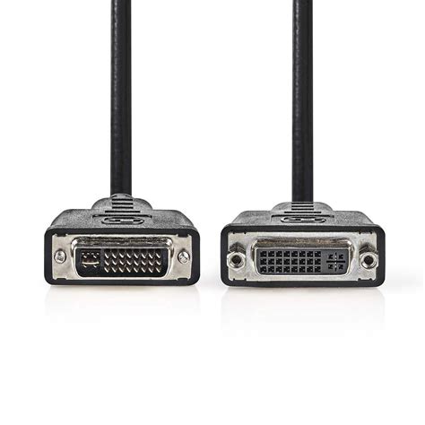 DVI Cable | DVI-I 24+5-pin Male - DVI-I 24+5-pin Female | 2.0 m | Black ...
