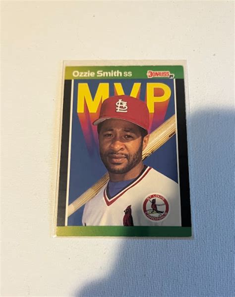 1989 Donruss Denotes Next To PERFORMANCE 63 Ozzie Smith EBay